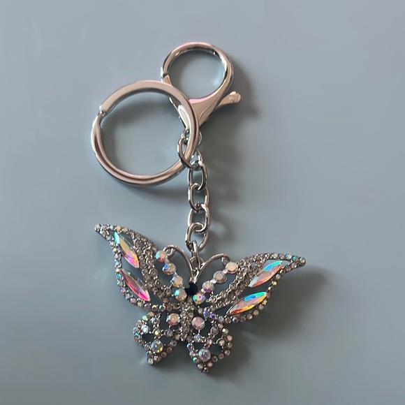 Other - Butterfly Keychain with Rhinestones